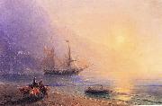 Ivan Aivazovsky Loading Provisions off the Crimean Coast china oil painting artist